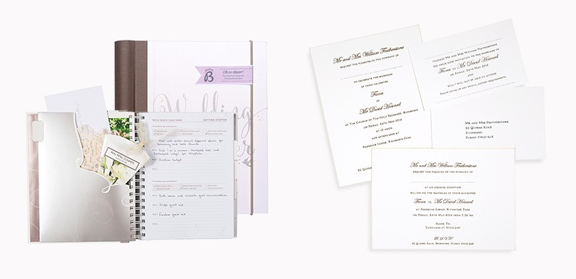 wedding planner and stationery