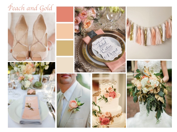 Inspire Me: Pretty Peach and Gold Wedding - WeddingPlanner.co.uk