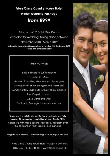 Barn Wedding Venues Near Me - Friars Carse Country House