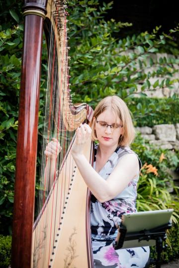 - Harpist Emma Yates-Butler