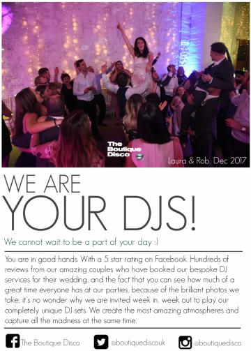 Wedding Decorations, Styling and Ideas - Boutique Disco
