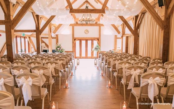 No Corkage Wedding Venues - Sandhole Oak Barn