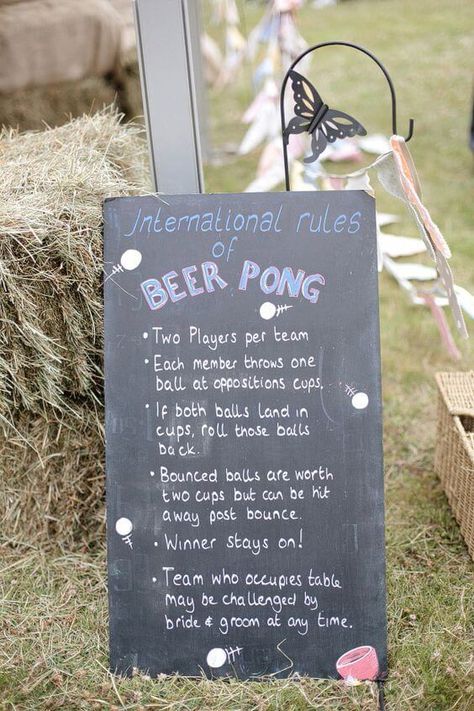 wedding planner, beer pong sign, wedding signs, wedding DIY