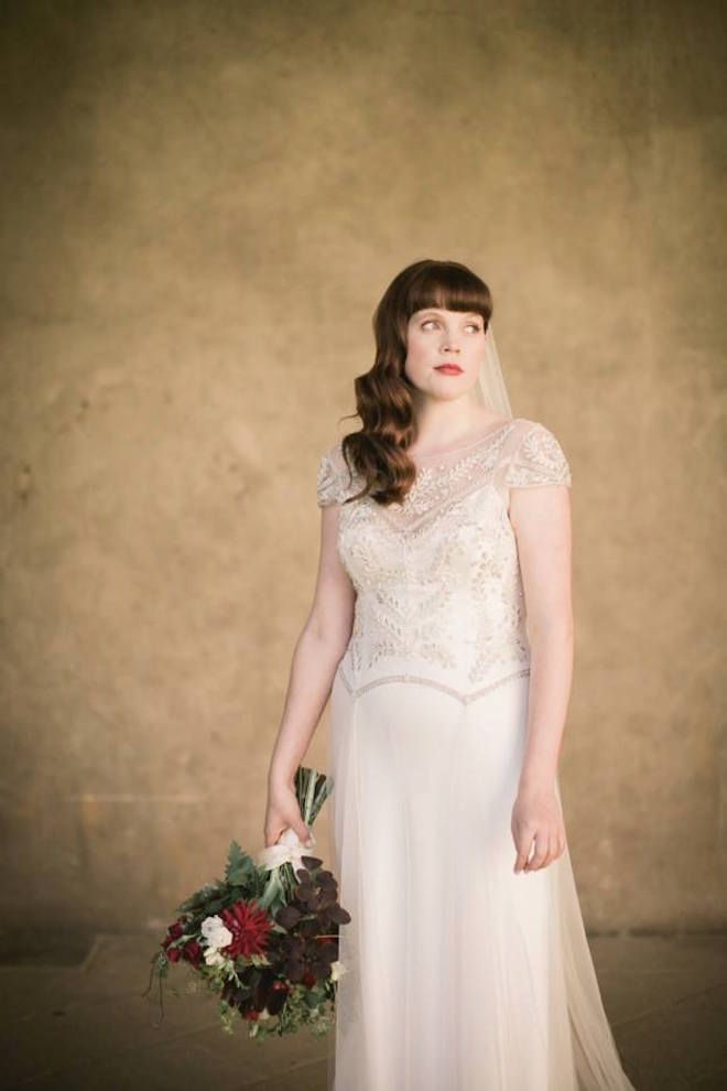 long waves, wedding hair