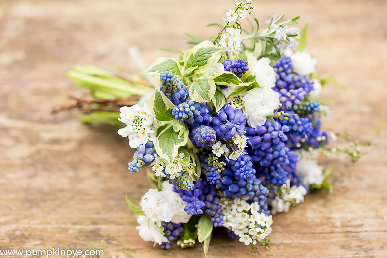 forsythia flower wedding bouquet