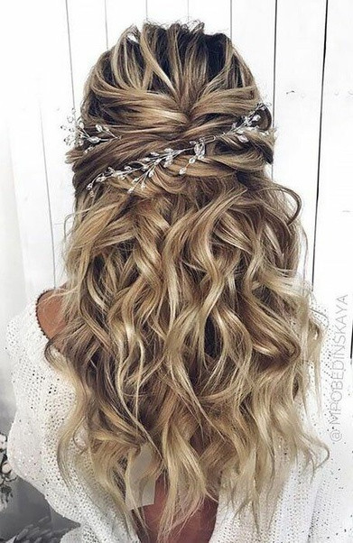 long wedding hair