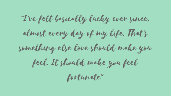 wedding readings, wedding quotes, love quotes, feel lucky, lucky love, weddings, non soppy wedding readings