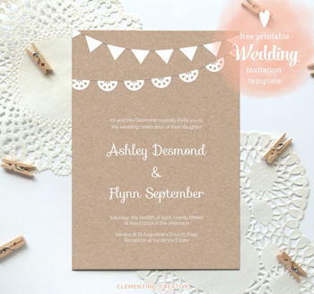 Wedding Invitation Template - Wedding Invitations - WeddingPlanner.co.uk