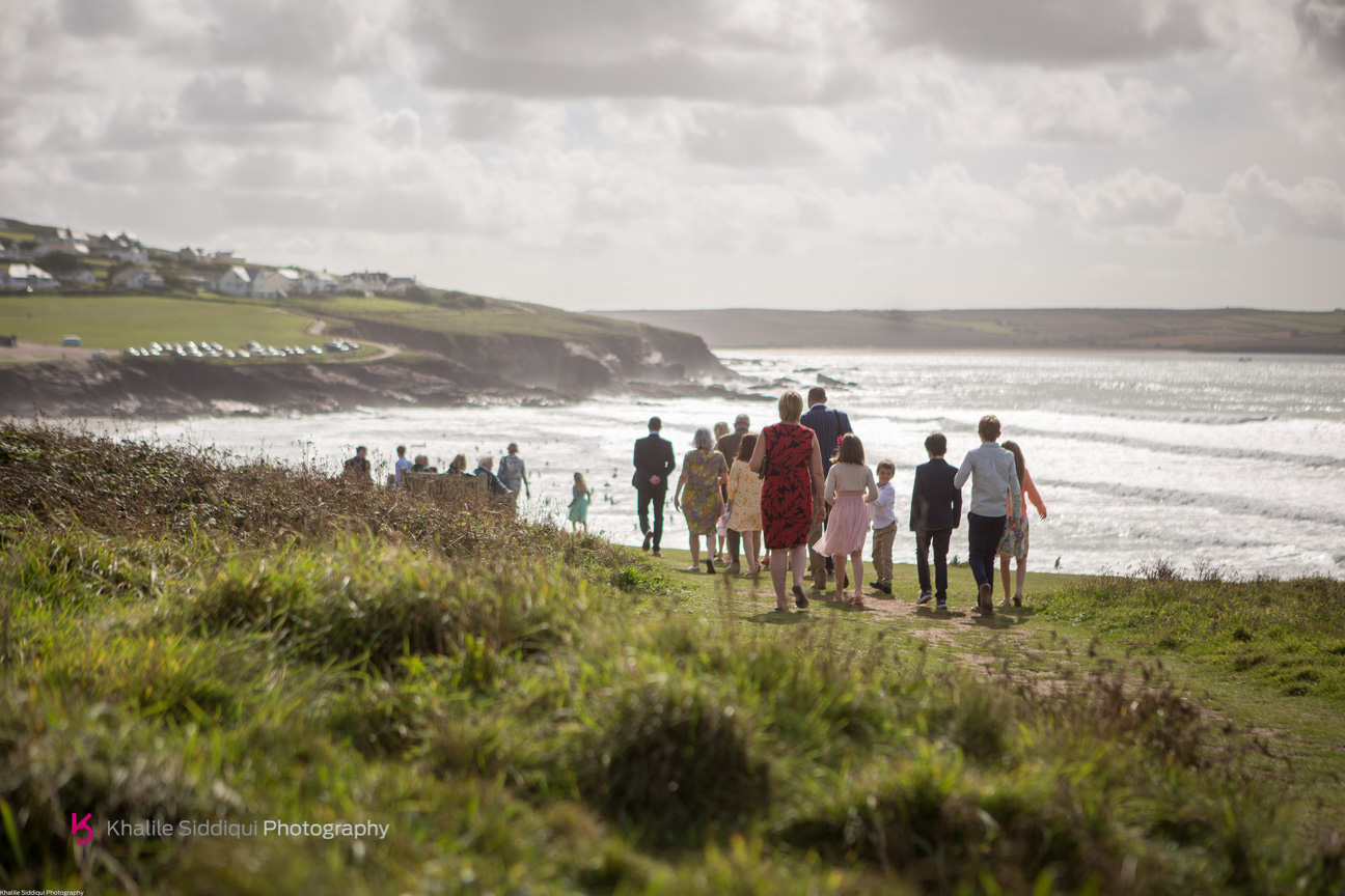 cornwall beach wedding, real wedding cornwall, roscarrock wedding, teepee wedding