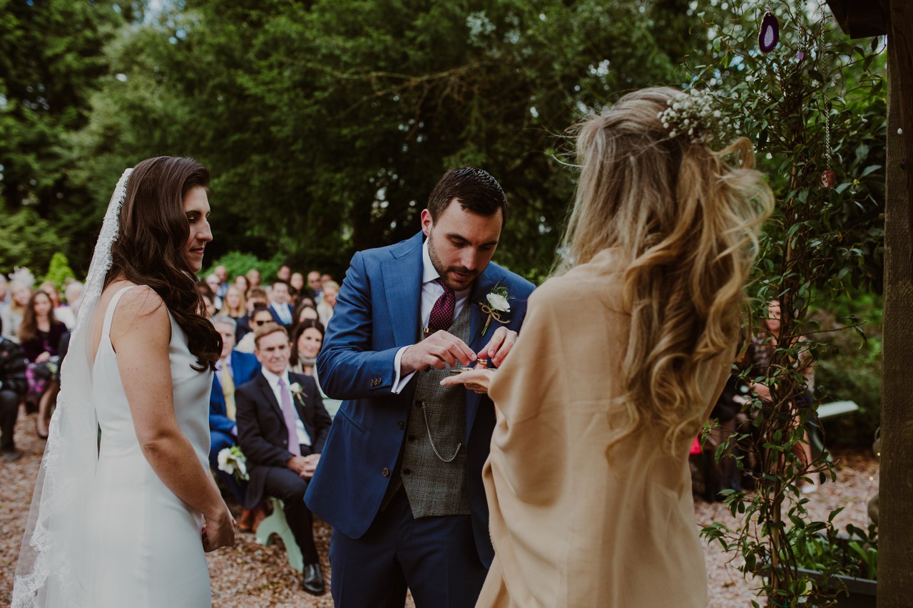 lara and ben, real wedding, huntsham court, country house real wedding, 1920's wedding, speakeasy wedding, DIY wedding