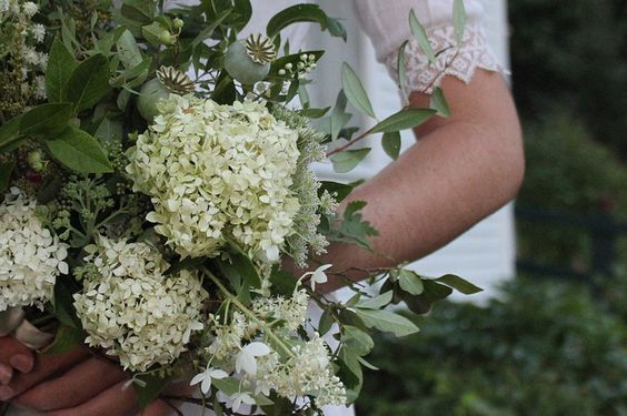 elderflower wedding bouquet