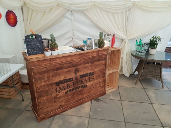 q&b events, mobile bar hire, wedding mobile bar hire