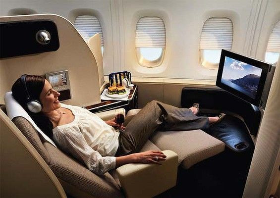 flying first class