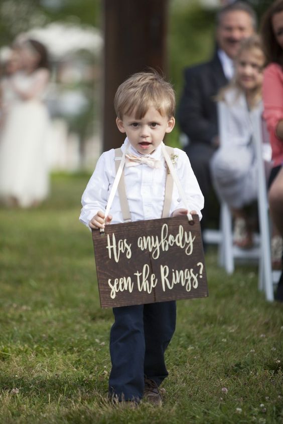 wedding plaques for page boy