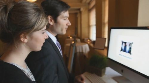 video guest book wedding