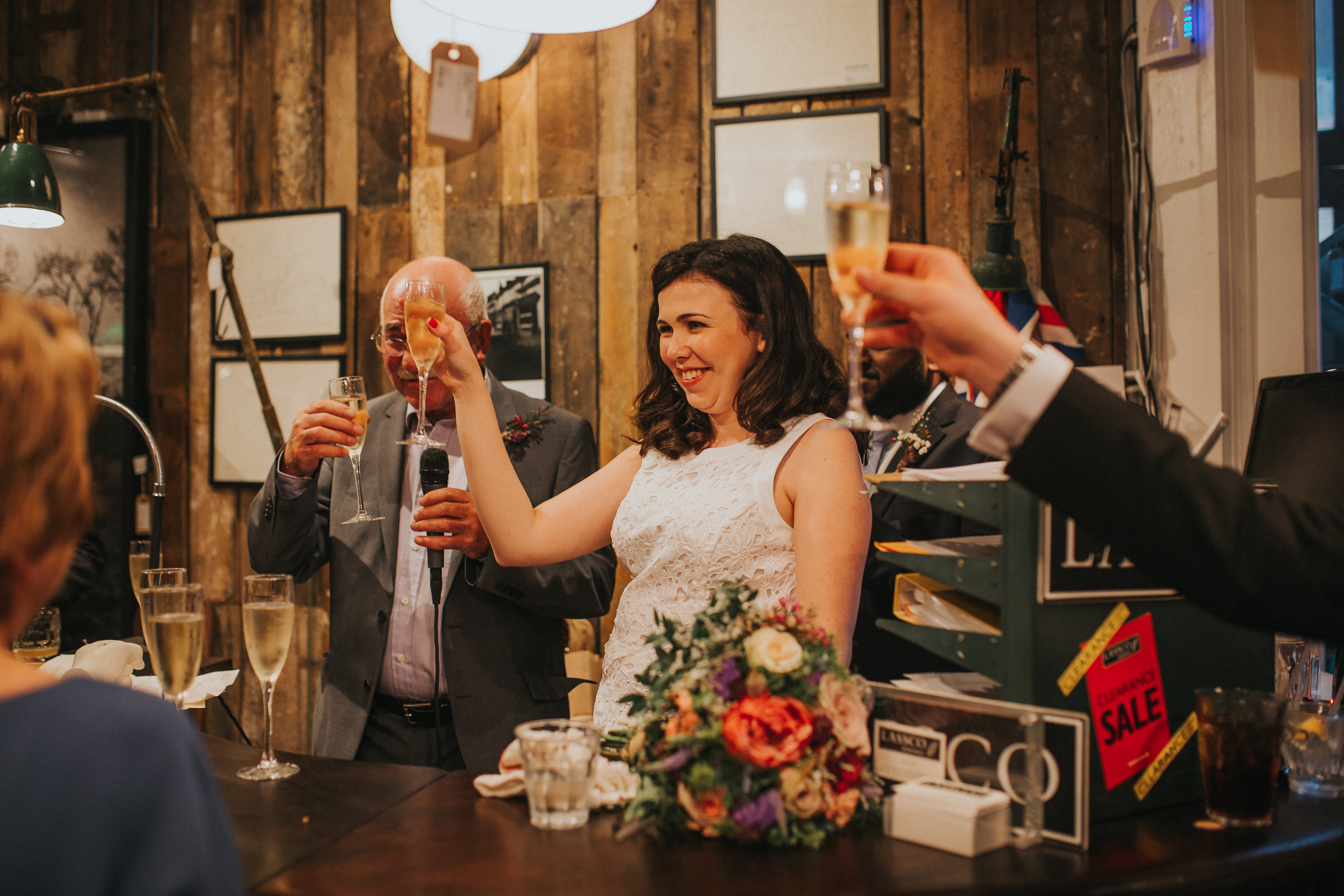 london wedding, food market wedding