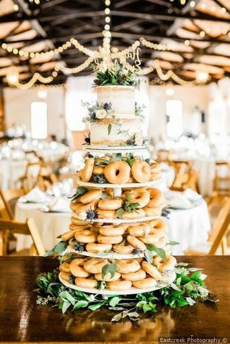 Donut wedding cake