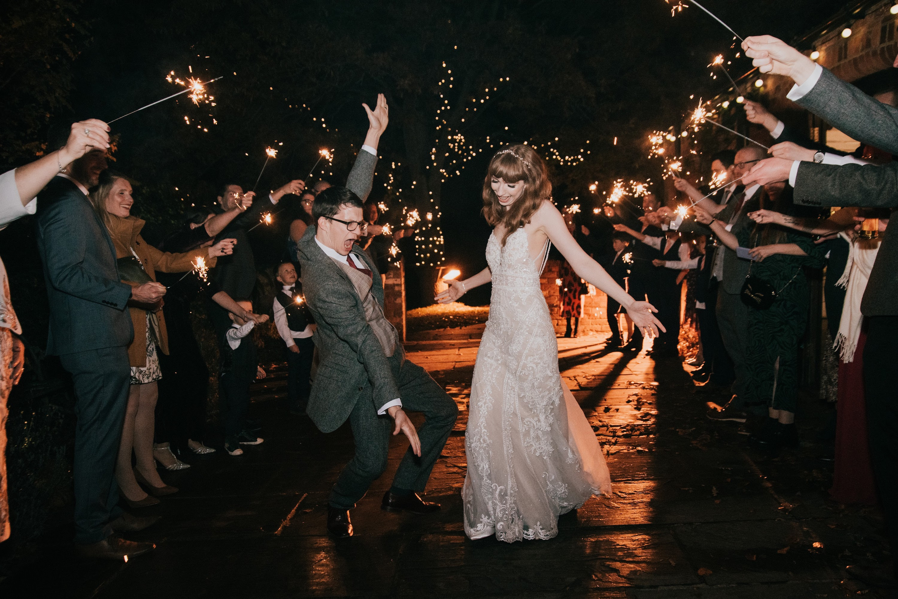 sparkler arch