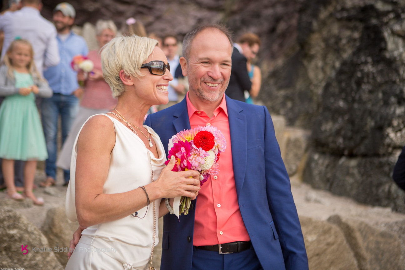 cornwall beach wedding, real wedding cornwall, roscarrock wedding, teepee wedding