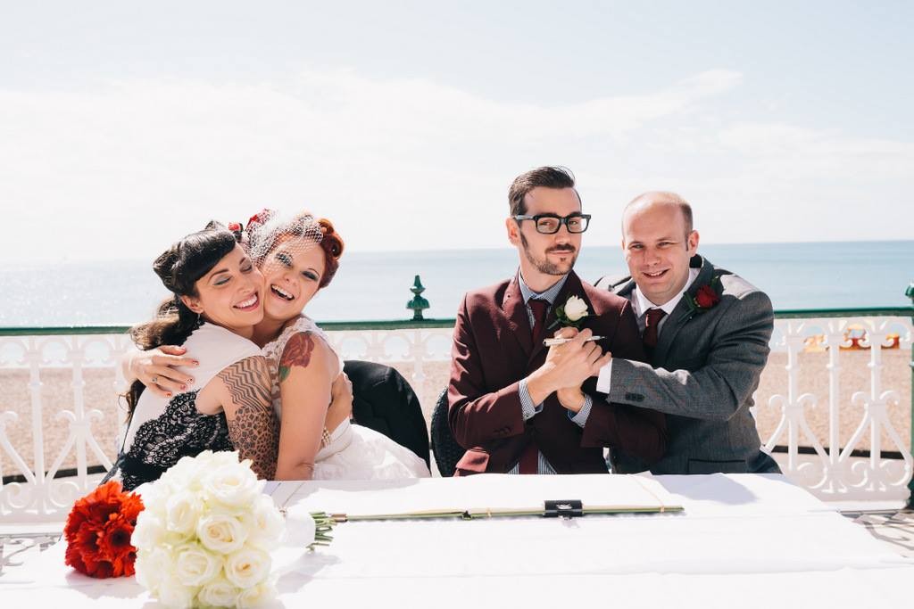 wedding, real wedding, wedding inspiration, rock and roll wedding, quirky wedding, proud brighton, proud london 