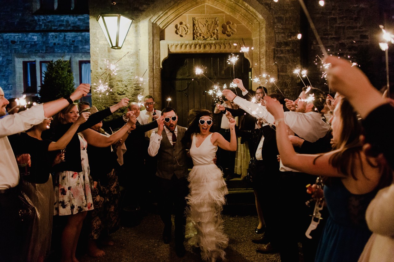 lara and ben, real wedding, huntsham court, country house real wedding, 1920's wedding, speakeasy wedding, DIY wedding