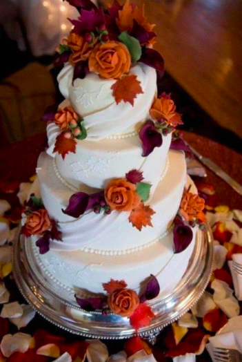 seasonal wedding cake