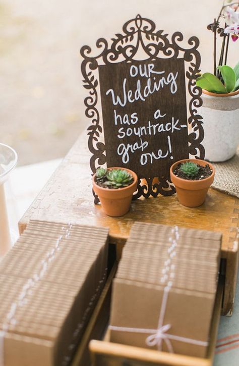 4. Make the bride and groom's chairs stand out by decking them out with goregous foliage and calligraphy signs. These will also make for fab photos on the night. 

wedding planner, wedding signs, wedding soundtrack, wedding DIY