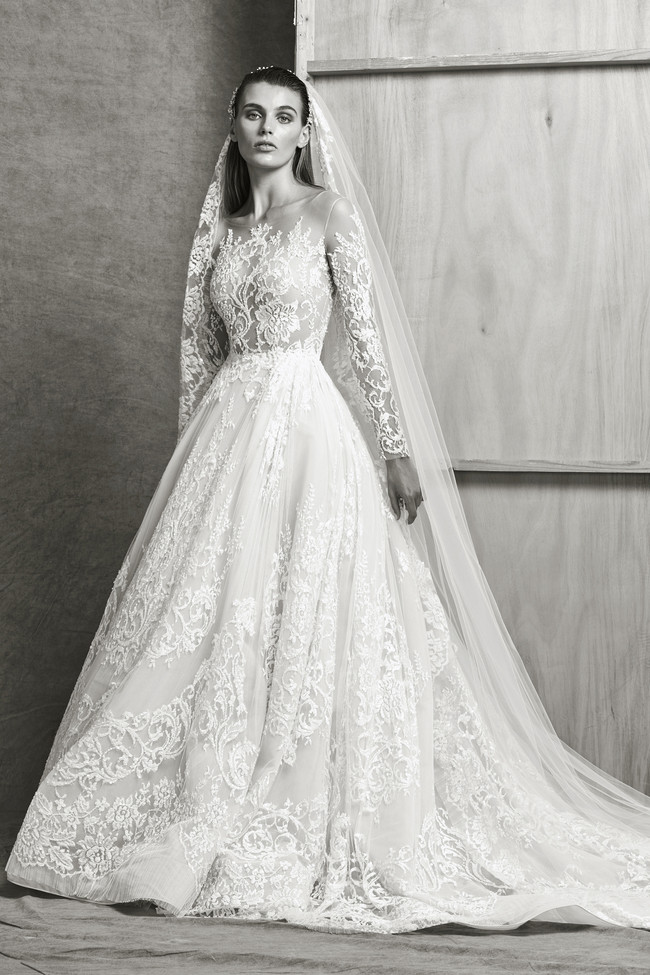 zuhair murad, wedding dress collections, luxury wedding dresses, autumn wedding dresses 2018, glamorous wedding dresses, 