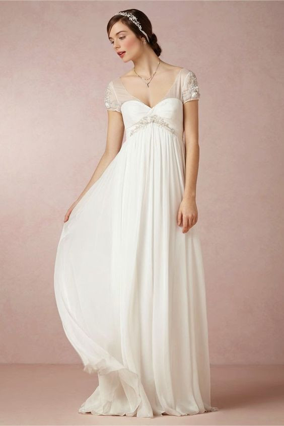 Georgian style hot sale wedding dress