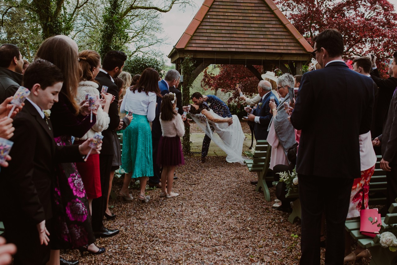 lara and ben, real wedding, huntsham court, country house real wedding, 1920's wedding, speakeasy wedding, DIY wedding