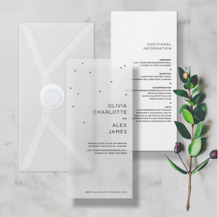 Crum&Co wedding invitations