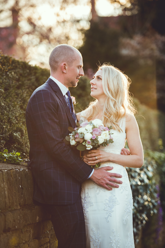 Katie & Adam's Pretty Champagne Wedding At The Manor House Hotel ...