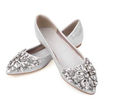 Flat wedding 2024 shoes uk