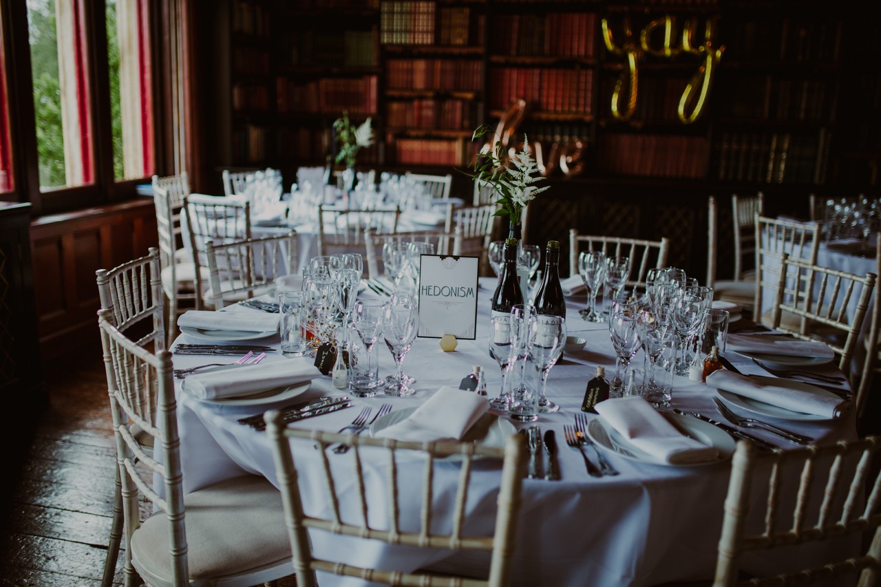 lara and ben, real wedding, huntsham court, country house real wedding, 1920's wedding, speakeasy wedding, DIY wedding