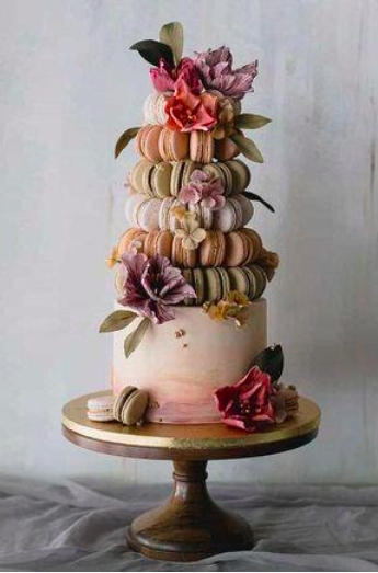 macaron cake