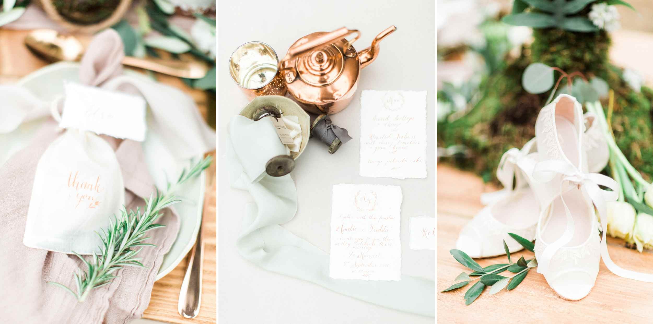 wedding inspiration, botanical inspiration, styeled shoot, greenery wedding