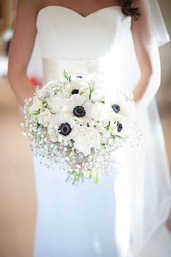 Gypsophilia bridal bouquet