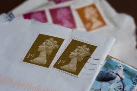 stamps and envelopes