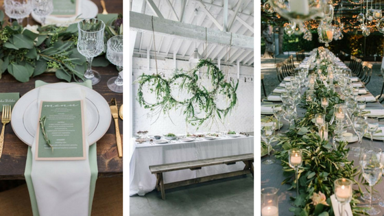 greenery, pantone, foliage, wedding floristry, wedding planner