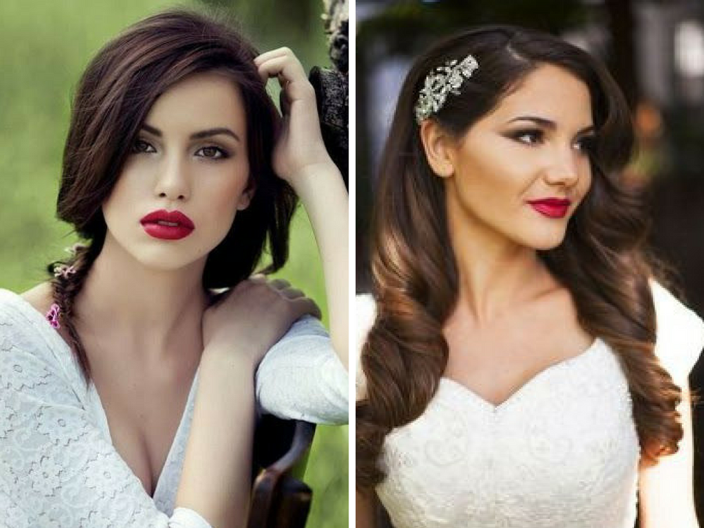 wedding, wedding make up, red lip look, wedding day red lip 