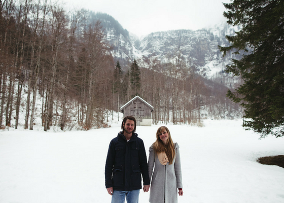 wedding, engagement photoshoot, wedding photoshoot, real wedding, swiss mountains, swiss wedding, bride, bride to be, winter wedding, winter engagement 