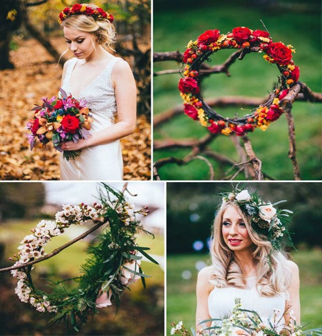 Winter wedding flowers