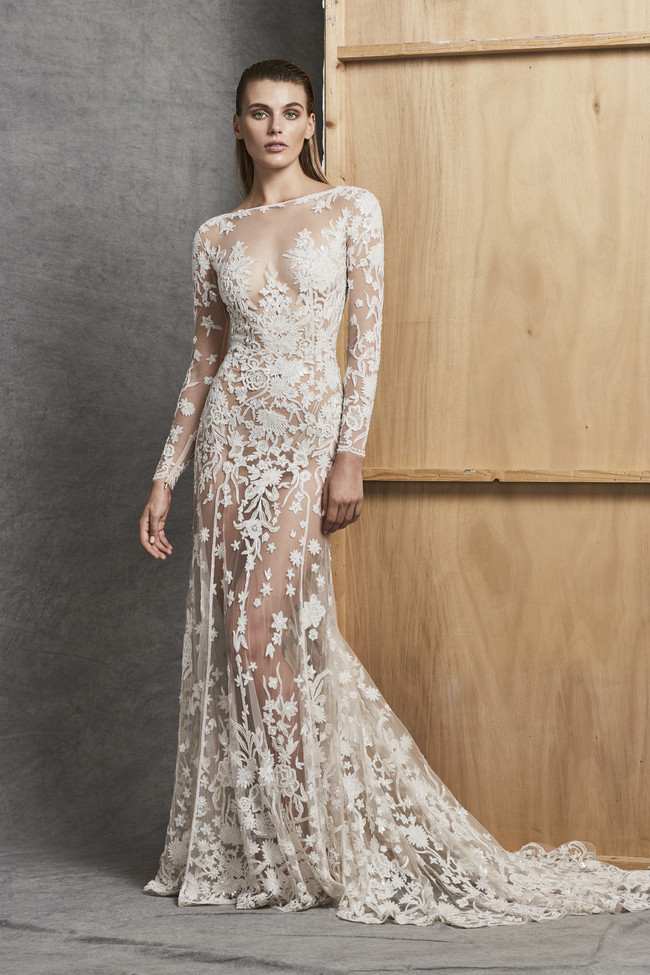 Zuhair murad long sleeve best sale evening dresses