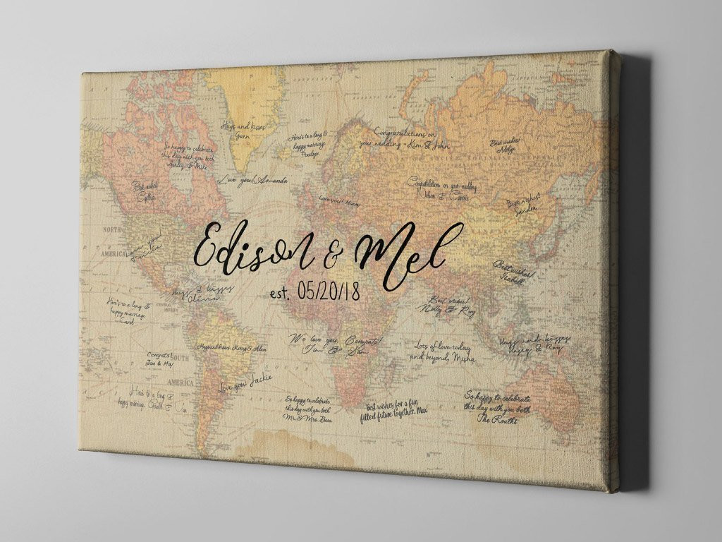 map guest book